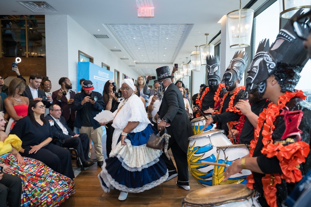 Comparsa C1080 performing Afro-Uruguayan Candombe in Washington, DC